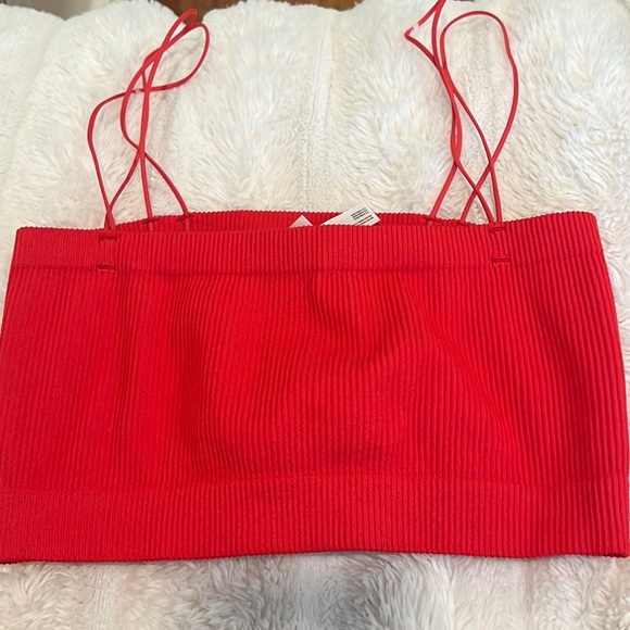 Sunday Best Red Crop Top/Bralette - Picture 2 of 3